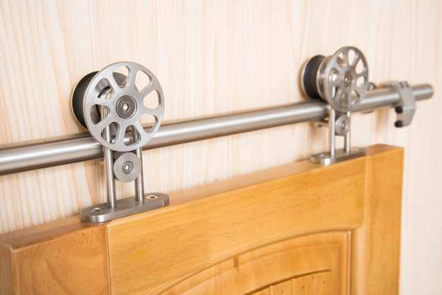 Kitchen Bifold Barn Door Hardware with Ball Bearing