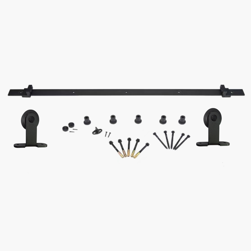 Steel Barn Door Hardware Kit-LX-06